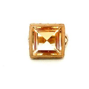 Satya Citrine Cocktail Ring